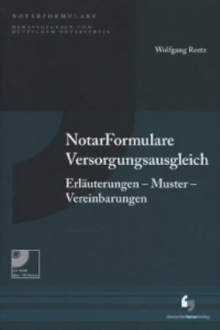 NotarFormulare Versorgungsausgleich, m. CD-ROM