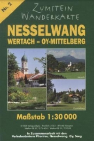 Zumstein Wanderkarte Nesselwang - Wertach - Oy-Mittelberg