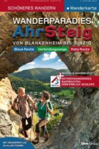 AhrSteig Wandern - Topografische Wanderkarte 1:25000