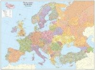 PLZ Kontinental-Europa, Planokarte. Global Mapping Europe Postcodes
