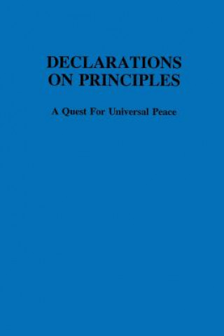 Declarations on principles :