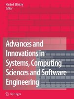 Advances and Innovations in Systems, Computing Sciences and Software Engineering