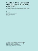 Criteria for Low-Speed Longitudinal Handling Qualities of Transport Aircraft with Closed-Loop Flight Control Systems
