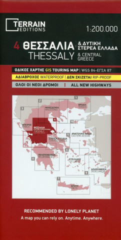 Terrain Map Thessaly