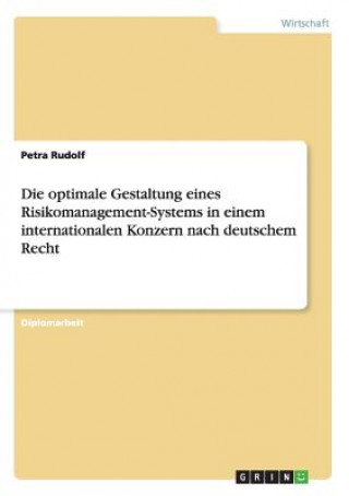optimale Gestaltung eines Risikomanagement-Systems in einem internationalen Konzern nach deutschem Recht