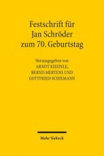 Festschrift fur Jan Schroeder zum 70. Geburtstag