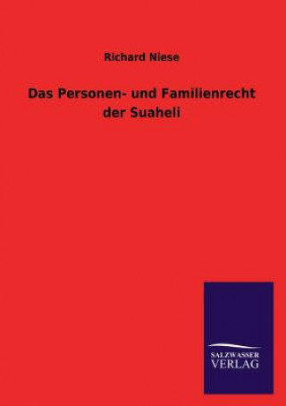 Personen- Und Familienrecht Der Suaheli