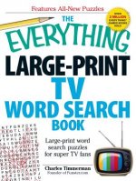 Everything Large-Print TV Word Search Book