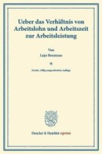 Ueber das Verhältnis von Arbeitslohn und Arbeitszeit zur Arbeitsleistung.