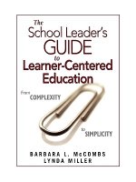 School Leader's Guide to Learner-Centered Education