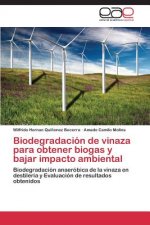 Biodegradacion de vinaza para obtener biogas y bajar impacto ambiental