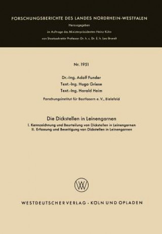 Die Dickstellen in Leinengarnen