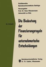 Die Bedeutung Der Finanzierungsregeln F r Unternehmerische Entscheidungen