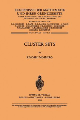 Cluster Sets, 1