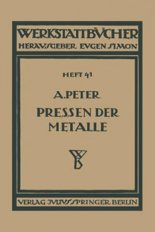 Das Pressen Der Metalle (Nichteisenmetalle)