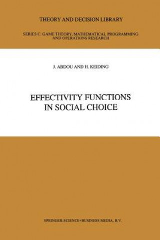 Effectivity Functions in Social Choice