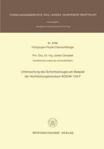 Untersuchung Des Schichtverzuges Am Beispiel Der Hochleistungsemulsion Kodak 103-F