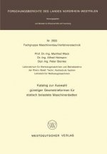 Katalog Zur Auswahl Gunstiger Geometrieformen Fur Statisch Belastete Maschinenbetten