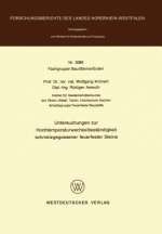 Untersuchungen Zur Hochtemperatur- Wechselbestandigkeit Schmelzgegossener Feuerfester Steine