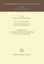 Geschichte Der Syro-Arabischen Literatur Der Maroniten Vom VII Bis XVI Jahrhundert