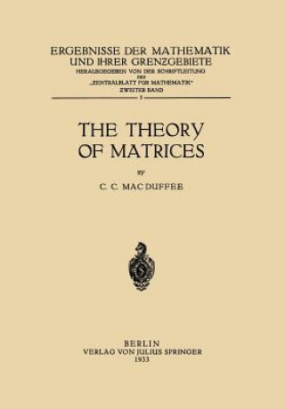 The Theory of Matrices, 1
