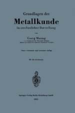 Grundlagen Der Metallkunde in Anschaulicher Darstellung