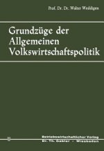 Grundz ge Der Allgemeinen Volkswirtschaftspolitik