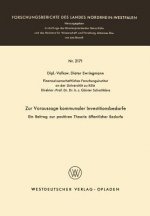 Zur Voraussage Kommunaler Investitionsbedarfe