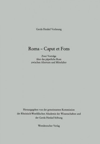 Roma -- Caput Et Fons