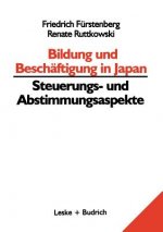 Bildung Und Beschaftigung in Japan -- Steuerungs- Und Abstimmungsaspekte