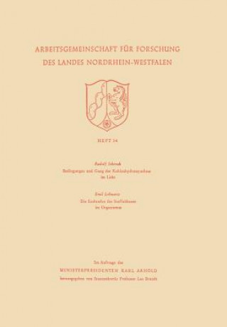 Bedingungen Und Gang Der Kohlenhydratsynthese Im Licht / Die Endstufen Des Stoffabbaues Im Organismus