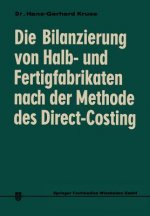 Bilanzierung Von Halb- Und Fertigfabrikaten Nach Der Methode Des Direct Costing
