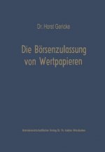 Die Boersenzulassung Von Wertpapieren