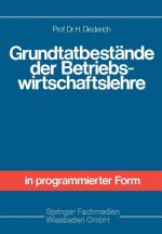 Grundtatbest nde Der Betriebswirtschaftslehre