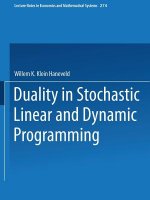 Duality in Stochastic Linear and Dynamic Programming