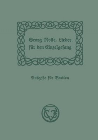 Lieder Fur Den Einzelgesang