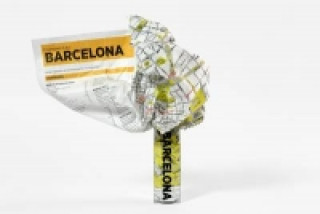 Barcelona Crumpled City Map