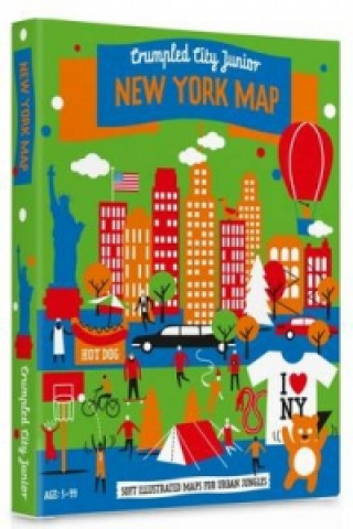 Junior New York Crumpled City Map