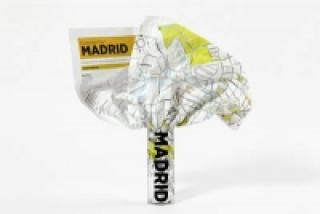Madrid Crumpled City Map