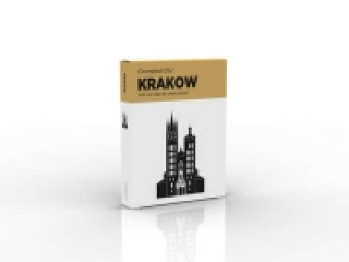 Krakow Crumpled City Map