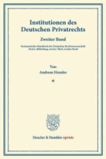 Institutionen des Deutschen Privatrechts.