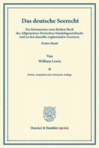 Das deutsche Seerecht.