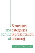 Structures and Categories for the Representation of Meaning