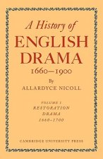 History of English Drama, 1660-1900