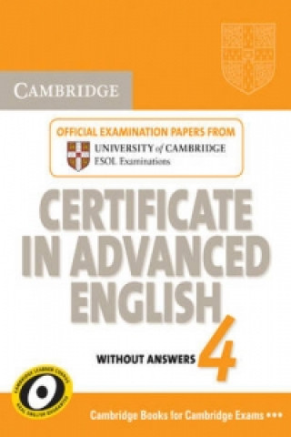 Cambridge Certificate in Advanced English 4 for Updated Exam Student's Book without answers