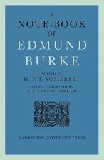 Note-Book of Edmund Burke