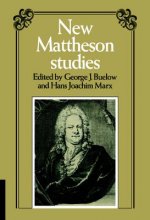 New Mattheson Studies