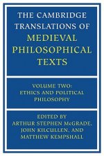 Cambridge Translations of Medieval Philosophical Texts: Volume 2, Ethics and Political Philosophy