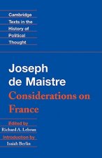 Maistre: Considerations on France