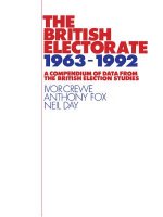 British Electorate, 1963-1992